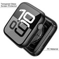 thumbnail image 3 of XIHAMA 2 Pack Tempered Glass Case Compatible for Apple Watch Series 10 (2024) 46mm, Hard PC Screen Protector Protection Ultra-Thin Lightweight Scratch-Resistant Cover for iWatch, 3 of 7