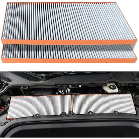 Tesla Model Y Biochemical Defense HEPA Cabin Air Filters, Activated Carbon, 2021-2025