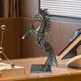thumbnail image 4 of Estatuas abstractas de caballos, esculturas de animales, adornos artesanales, regalo, de arte de Metal, manualidades para sala de estar, soporte Soledad Escultura de caballo, 4 of 8