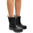thumbnail image 2 of Time and Tru Women's Short Buckle Rain Boots, 2 of 6
