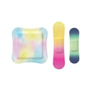 Welly Flex Fabric Adhesive Bandages, Assorted Colorwash Patterns, 48 Count