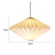 thumbnail image 3 of Sombra De Linterna Lámpara Nordic Paper Origami Lantern Shade Plegable Colgante Colgante Luz Decoración para el hogar Tmvgtek Para estrenar, 3 of 3