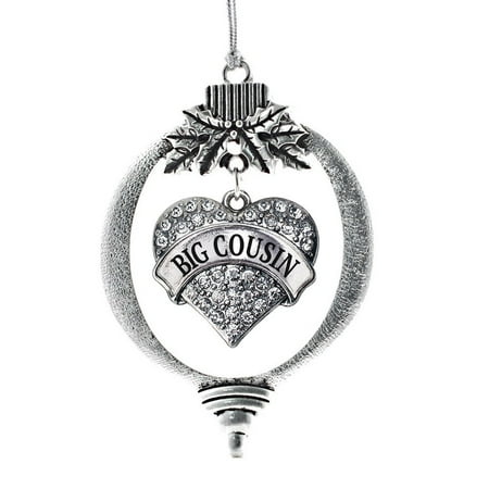 - Big Cousin Pave Heart Holiday Ornament