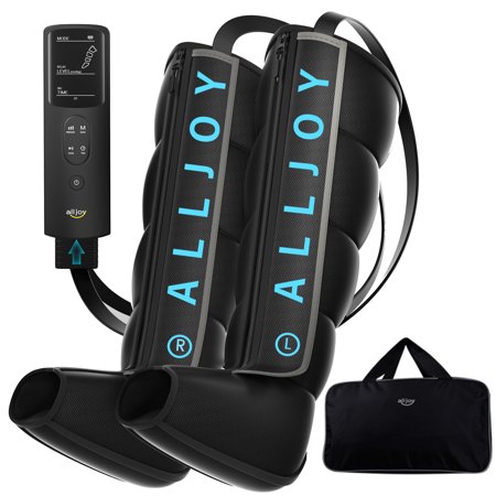 ALLJOY Cordless Air Compression Leg Recovery System, Professional Leg Massager Boots with Smart 5-Zone Tech for Sequential Compression, Fast Muscle Recovery & Swelling Relief for Athletes, FCC Certif
