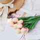 thumbnail image 1 of ¡Compre 2 y obtenga 3! 10PC Artificial Flores Falsas Ramo Floral Boda Ramo Fiesta Decoración Del Hogar, 1 of 3