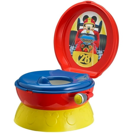 Disney Mickey Mouse 3-in-1 Potty Training Toilet, Toddler Toilet Training Set & Step (Best Potty Training Toilet For Boy)