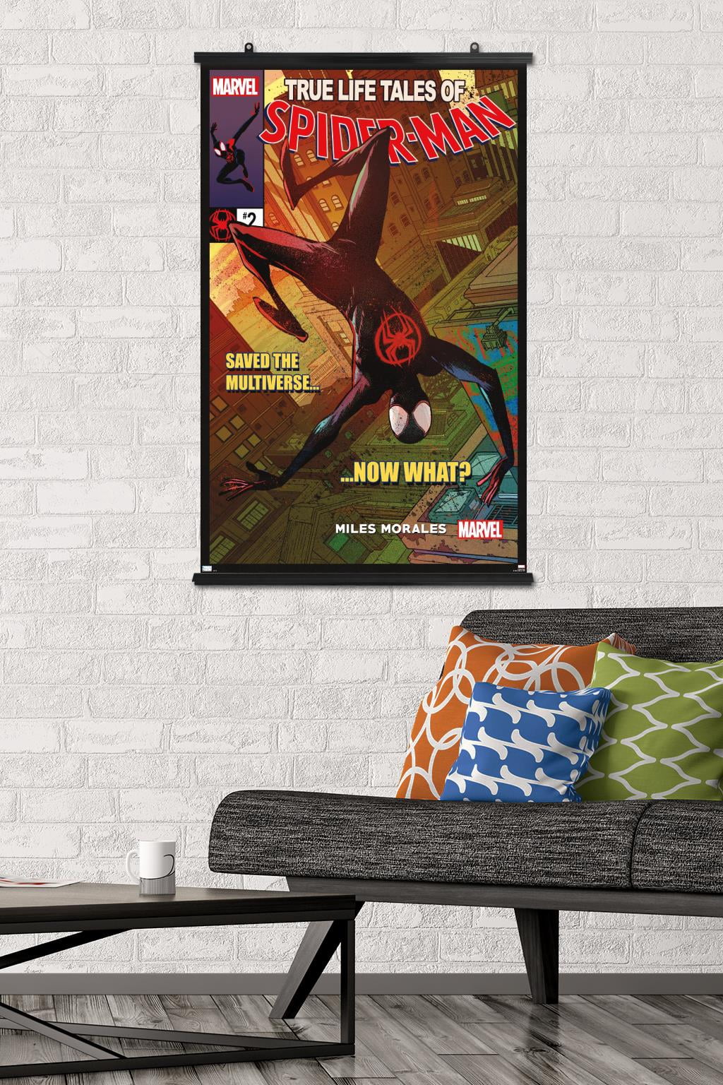 Marvel Spider-Man: Across the Spider-Verse - Now What Cover Wall Poster, 22.375" x 34"