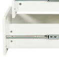 thumbnail image 4 of 70.87" H Display Storage Cabinet , 4-Tier Shelf, 3 Side Drawers , Modern Wooden Tall Bookshelf Bookcase for Living Room Home Office, 4 of 8