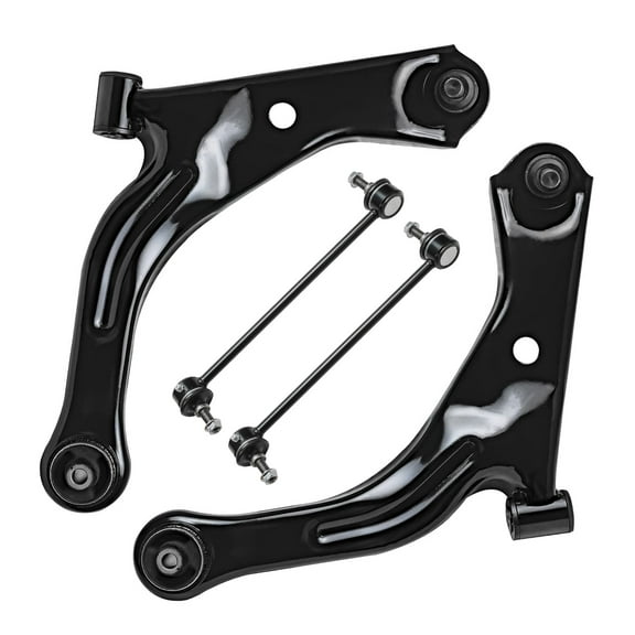 Detroit Axle - Front End 4pc Suspension Kit for 2005-2012 Ford Escape Mazda Tribute Mercury Mariner 2 Lower Control Arms w/Ball Joints 2 Sway Bars 2005 2006 2007 2008 2009 2010 2011 2012 Replacement