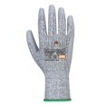 thumbnail image 3 of Portwest A620 Cut Resistant Work Gloves PU Palm Dipped Gloves Gray, Large, 3 of 3