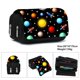 thumbnail image 1 of Estuche de lápices de lona con astronauta, bolsa de lápices con doble cremallera, bolsa de almacenamiento de suministros escolares, gran capacidad, estuche para bolígrafos para estudiantes, papelería, 1 of 4