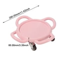 thumbnail image 4 of FLhrweasw Disco Deslizante Con Rodillo Ab Disco Muscular Abdominal 4 Ruedas para Ejercicio (rosa), 4 of 9