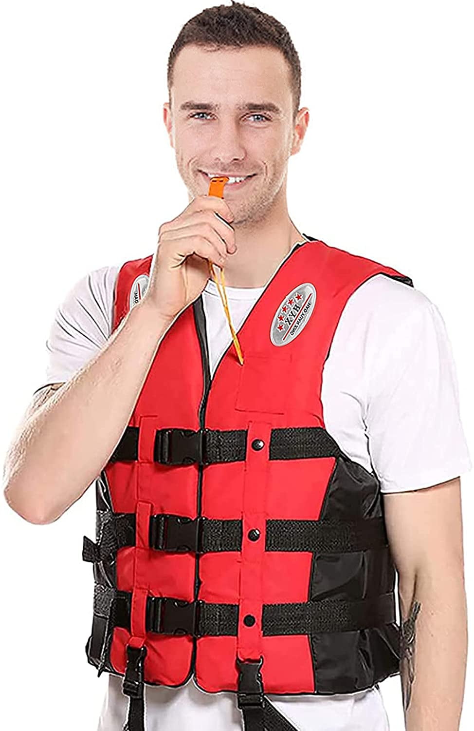 Kayak Life Vest for Adults and Children, S3XL Fishing Life Vest for