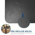 thumbnail image 6 of VIVO Black 58 x 35 inch Reversible Corner Table Top for Sit to Stand Desk Frames, 6 of 8