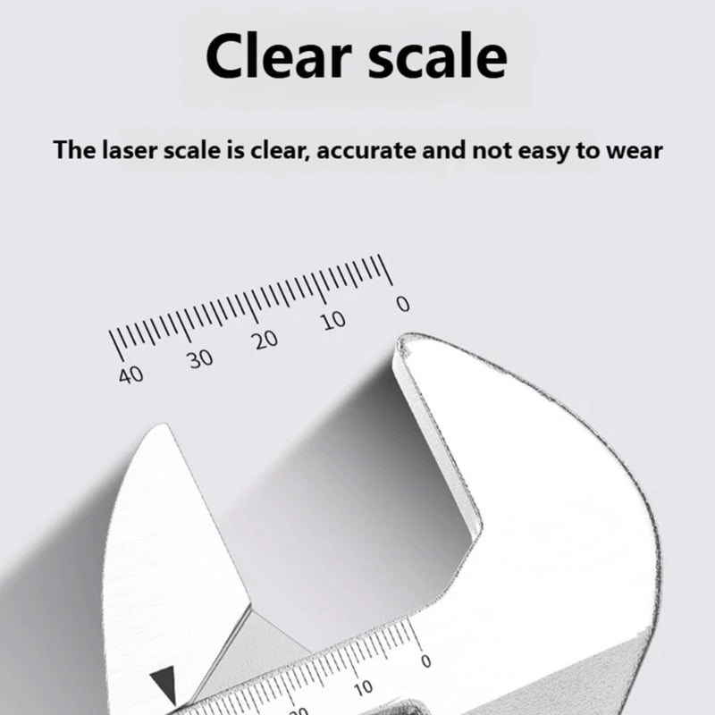 Professional Adjustable Wrenches With Clear Scale Marking For Precise Adjustments