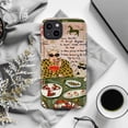 thumbnail image 6 of Woman & Cat Art Phone Case, Fashionable Dinner Scene Cover for iPhone 17 16 15 14 13 12 11 Pro Max Mini, 6 of 6
