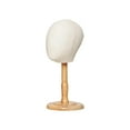 thumbnail image 2 of Soporte para exhibición de sombreros, modelo de cabeza de maniquí para niños, mesa, base estable moderna, soporte portátil para sombreros, estante de Altura Total 39cm Soledad Sostenedor de la exhibición del sombrero, 2 of 8