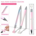 thumbnail image 5 of 2025 News Automatic Refillable Diamond Art Pens Tools with Transparent Box, Rhinestone Picker Tool with 6 Red Wax Refills, Diamond Art Accessories for DIY Crafts Nail Art (Blue and Pink), 5 of 7