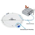 thumbnail image 2 of 6 Pack 18W 8 Inch Ultra-Thin Recessed Ceiling Light with J-Box, 4000K Cool White, 120W Eqv. Dimmable IC-rated Downlight, 2 of 7
