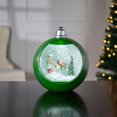 thumbnail image 1 of Christmas Ornanment LED Water Ball-Green Santa Tabletop Décor Indoor Only, 1 of 5