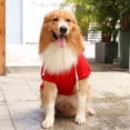 thumbnail image 5 of NovaStitch Dog Hoodie for Large Medium Small Dogs Soft and Warm Pet Sweater with Pocket Puppy Fall Winter Jacket Clothes Cold Weather Coat Sweatshirt Red XS, 5 of 5