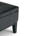 thumbnail image 2 of WyndenHall Lancaster Square Coffee Table Ottoman with Split Lift up Lid, 2 of 8