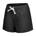 thumbnail image 3 of Gibobby pantalones cargo mujer Pantalones para correr Pierna Tamaño Pantalones cortos Sólido Más Vendaje Mujeres Deportes Pantalones de bolsillo ancho (Negro, XXL), 3 of 5