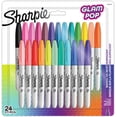 thumbnail image 1 of Rotuladores permanentes Sharpie Glam Pop Fine Point 24 colores, 1 of 2