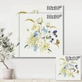 thumbnail image 4 of Designart ' Ancient Chrysanthemums With Bouquet II ' Traditional Canvas Wall Art Print, 4 of 4