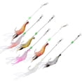 thumbnail image 1 of 7 Piezas de Alta simulación Suave Luminoso se?uelo de camarón Artificial se?uelos de Pesca Cebo Aparejos de Pesca con Gancho Ecomeon no, 1 of 6