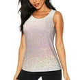 thumbnail image 3 of Goofa Glitter Light Pearl Printed Womens Workout Tops for Women Sleeveless Yoga Shirts Athletic Running Tank Tops Sleeveless Gym Clothes Workout Apparel-Large, 3 of 9