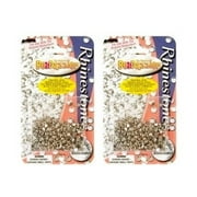 The Original Bedazzler - Hats Shirts Scarves Sweaters Clear Rhinestones Refill-300 Pieces 2x150 Pack