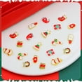 thumbnail image 5 of 20Pcs Christmas Nail Art Charm 3D Flatback Rhinestones Design Nail Decorations, 5 of 14