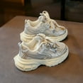 thumbnail image 6 of Povozer Toddler Shoes Toddler Kids Girls Boys Running Shoes Sneakers(Gold,2.5 Big Kid), 6 of 9