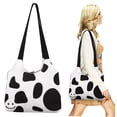 thumbnail image 4 of Worgeous Canvas Tote Bags for Women Straw Purses for Women Cow Pattern Shopping Miss, 4 of 8