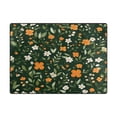 thumbnail image 5 of Yayeee Area Rugs for Living Room 5.2'x4' Non Slip Washable Bedroom Floor Carpet, Orange Flowers, 5 of 5