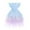 Gradient Blue, variant on Arshiner Little Girls Tutu Dress Tulle Summer Formal Birthday Party Graduation Dresses