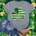 thumbnail image 2 of Wolfast T-Shirts pour Femmes Manches Courtes Mode Féminine Saint-Patrick Imprimé Col Rond Manches Courtes T-Shirt Décontracté Haut T-Shirts pour Femmes Mode, 2 of 9