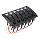 thumbnail image 4 of Panel de interruptor de palanca Jadeshay 6P 12/24V Negro LED Rojo, 4 of 8