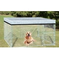 thumbnail image 1 of Agfabric Reflective Aluminet Shade Cloth Cover with Grommets for Dog kenel 7x8ft Silver, 1 of 5