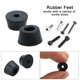 thumbnail image 2 of 20pcs D14x12xH9mm Pies de goma para muebles, almohadillas para patas de gabinete de amplificador de altavoz, 2 of 5