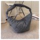 thumbnail image 5 of Sonducket Bandolera de un solo hombro de gran capacidad para mujer, bolsa de mensajero para escuela, Camping, teléfono móvil, libro, bolso de mano Bolsas de mensajero y de hombro  Stoff Grau Sonducket AP009357-02, 5 of 6