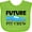 Apple Green, variant on Inktastic Future Pit Crew Blue Race Car Boys or Girls Baby Bib