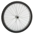 thumbnail image 2 of Flat Free Wire Spoke Replacement Wheel | Silver Spoke Tire With Turf-Style Tread | Various Bearing and Diameter 20”x1.95 Standard Duty, 2.75” Hub, 5/8 bearing, 2 of 8