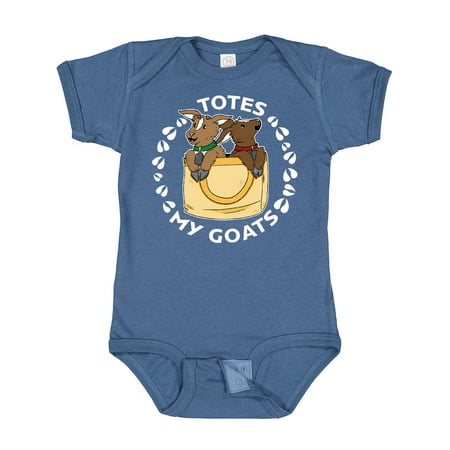 

Inktastic Cute Goats Totes My Goats Gift Baby Boy or Baby Girl Bodysuit