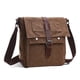 thumbnail image 4 of Mujeres Hombre Bolso Bolsa de Hombro Libro Bolera Billetera Almacenamiento Crossbody Pack Gran Capacidad Camping Flap Messenger Bolgénes Múltiples bolsillos Café Pequeño Methold AP004585-06, 4 of 6