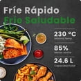 thumbnail image 2 of CHEFMAN - Horno Tostador Freidora de Aire con Puerta Francesa – 26 Qt, 10 en 1, Acero Inoxidable Plateado, 2 of 8