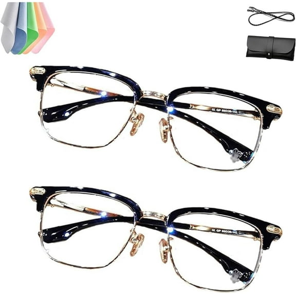 Olygee Optireaders Pro, Clarity Blue Glasses, Auto Adjusting Reading Glasses, Anti Blue Light Presbyopia Glasses Unisex