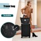 thumbnail image 5 of Bolsa de viaje grande expandible para mujer con funda para carrito y bolsillo impermeable | Bolsa de gimnasio para deportes, escuela y viajes en avión | Bolsa de lona en rosa, azul, negro, gris y, 5 of 8
