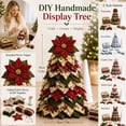 thumbnail image 7 of Pre‑Cut Fabric Patchwork Christmas Tree DIY Kit, Multiple Style Topper Quilt Craft Set, 3D Layered Self‑Standing Table Ornament, Holiday Gift for Quilting & Sewing Hobby Enthusiasts, 7 of 7
